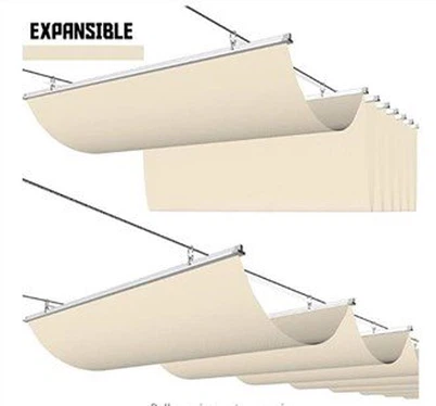 안뜰 용 개폐식 그늘 덮개