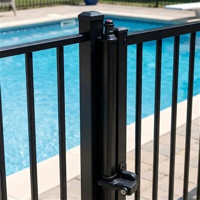 Black Polymer Pool Gate Lock